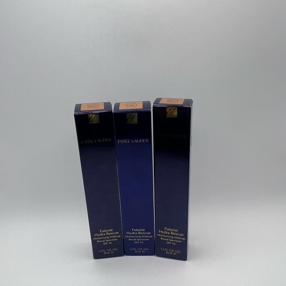 Estee Lauder Futurist Hydra Rescue Moisturizer - bronze 5W1 3 pack NIB 3 pack